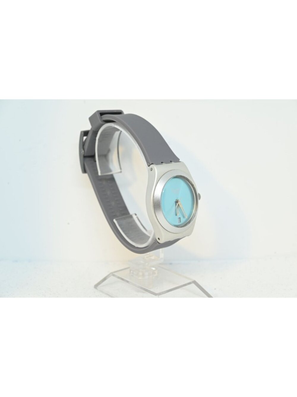2001 Swatch Irony Falling Star YLS1011 Blue Sun-Brushed Dial Watch 33mm - Picture 8 of 11